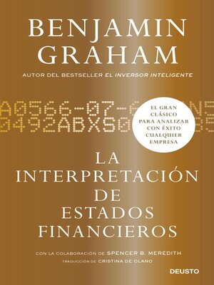 cover image of La interpretación de estados financieros